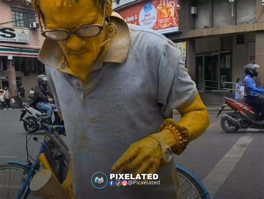 the man who can't be moved | Pixelated