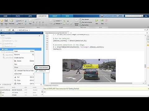 Share and Collaborate with MATLAB Online and MATLAB Drive