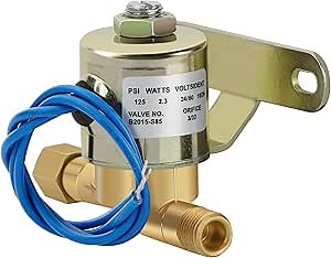 4040 Humidifier Water Solenoid Valve, Compatible with Aprilaire Humidifiers Valve 400 500 600 700 220 224 - Replacement Part# B2015-S85-24 Volts AC 2.3 Watts 60 Hz 125 PSI- Blue