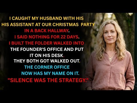 I Caught My Husband Kissing His Assistant At The Christmas Party — I Said Nothing For 22 Days