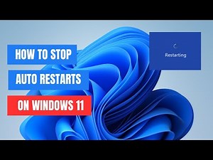 Stop Windows Updates from Auto-Restarting Your PC