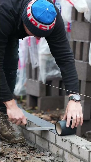 How To Lay Damp Course... 🛑🧱