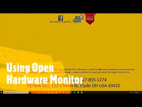 Using Open Hardware Monitor to Check CPU Temps and More