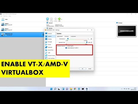How to Enable VT-x/AMD-V VirtualBox