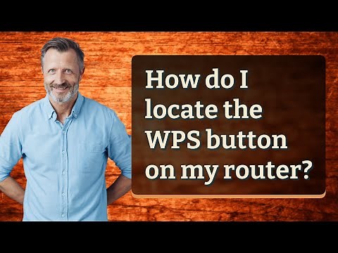 How do I locate the WPS button on my router?