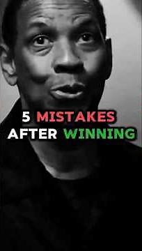 5 Mistakes to Avoid After Success | Denzel Washington Motivational Speech