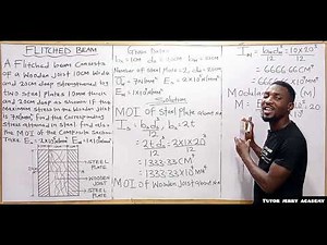 Flitched Beam – Problem 1 Solved | Stress Distribution in Beams | SOM/Mechanics of Materials...