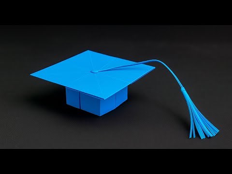 How to Make a Paper Graduation Cap - Origami