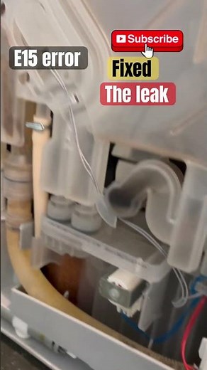 How To Fix E15 Error Code On Bosch Dishwasher #repair #bosch #dishwashers