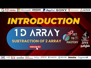 Subtraction of Two Arrays in Java | #dsachallenge | #codingchallenge | #javaprogramming