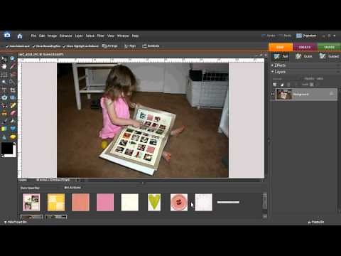 Getting Started with Digital Scrapbooking in Photoshop Elements 6.0.