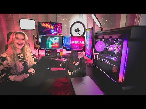 GAMING SETUP / OFFICE TOUR 2023 ❤️ | NoisyButters