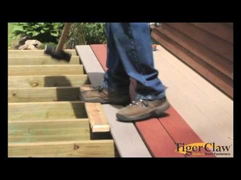 Installation instructions for Timbertech decking