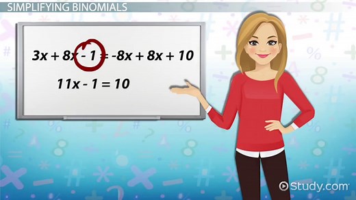 How to Simplify a Binomial