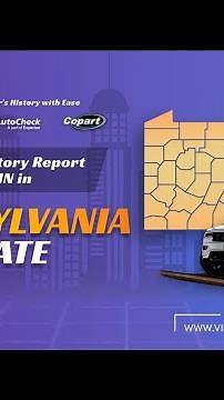 Car History Report-Check Your CarHistory Report VIN Auto Checker Reliable VIN Check For Pennsylvania