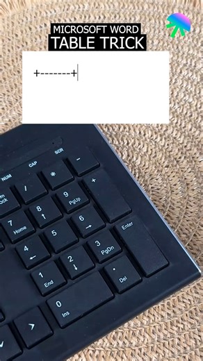 Microsoft Word Table Trick | Magic Hands Creations