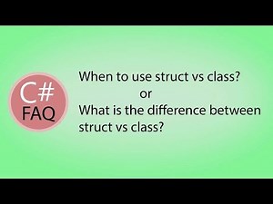 Difference between struct and class in C#