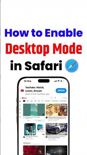 How To Enable Desktop Mode in Safari on iPhone or iPad | Safari Request Desktop Website
