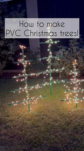 4.1K views · 41 reactions | Tutorial link in comments! I decided to make these Christmas trees out of PVC pipes for a little bit of a different look! This is a very inexpensive project and doesn’t take much time at all!-#christmas #christmasdecor #christmastree #diychristmas #diychristmasdecor | Self-Taught Woodworking | Facebook