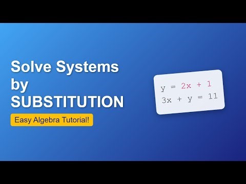 Solving Systems by Substitution: A Beginner's Guide to Algebra