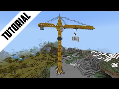 Minecraft: How to Build a Crane (Step By Step)