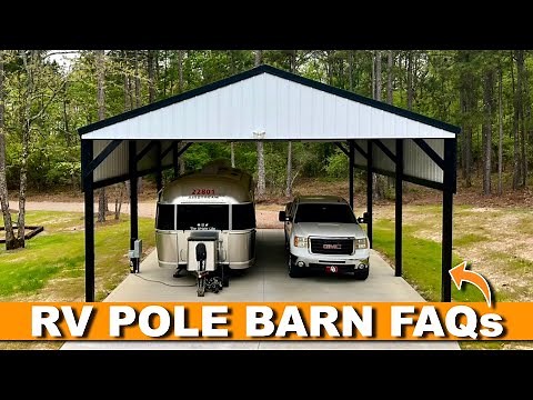 RV Carport FAQs: Everything You Need to Know (Watch Before You Build!) #polebarn #build