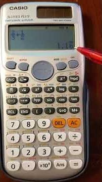 Adding fractions with the Casio fx-115ES PLUS