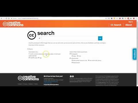 How to Search for Creative Commons Images