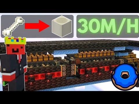 Bone Block Farm Tutorial on Donut SMP [NEW META]