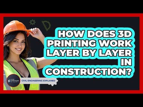 How Does 3D Printing Work Layer By Layer In Construction? - Civil Engineering Explained