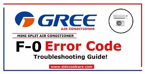 Gree Mini Split AC F0 Error Code Troubleshooting Guide - Sidz Cool Care