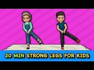 Strong Legs For Kids: Run, Jump, Play (20 Min Workout)