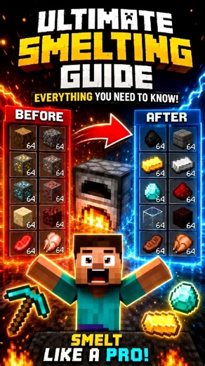 Minecraft Smelting Secrets You Didn't Know! 😱🔥