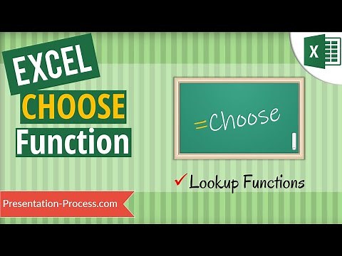 How to use CHOOSE function in Excel (LookUp)