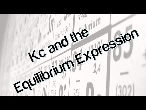Kc and the equilibrium expression