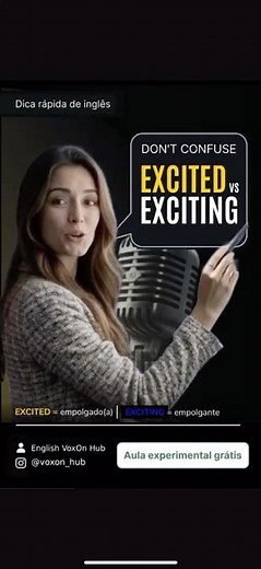 I’m Excited vs This is Exciting (Big Difference!)