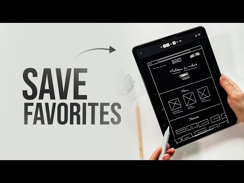 How to Save Favorites on iPad (tutorial)