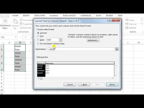 How to Split Multiple Lines in One Cell into Separate Rows or Columns in Excel