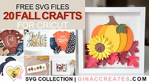 Fall Layered Pumpkin Shadow Box Free SVG Files