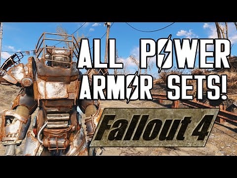 FALLOUT 4 - ALL POWER ARMOR SETS!