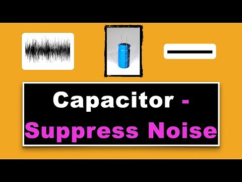 How capacitor suppress the noise from circuit ? #electronics #electrical #capacitor #engineering