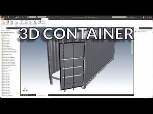 3D Shipping Container Model