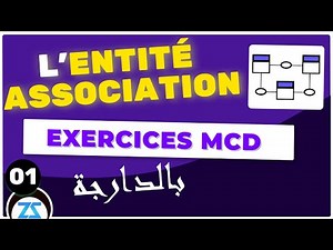 Le modèle conceptuel des données MCD 06 : Exercices corrigée entité association 1, mcd en Darija