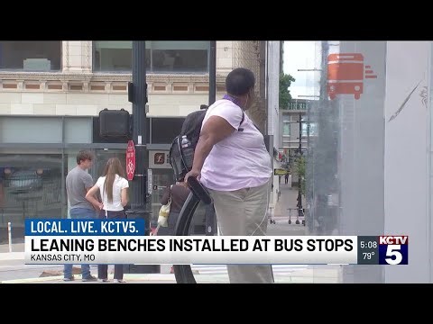 ‘We need seats,’ KC bus riders give mixed reactions to new ‘leaning benches’ at RideKC bus stops