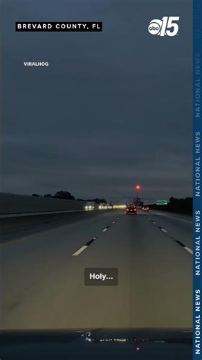 Plane crash lands on car during rush hour on busy interstate