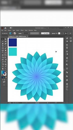 How to Design a Beautiful Flower in Adobe Illustrator | Step by Step Tutorial