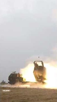US Army M142 HIMARS Live Fire Exercise in the United States.