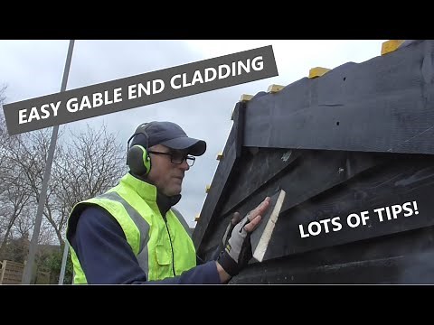Fitting feather edge cladding boards***UK CARPENTRY***(how I do it)