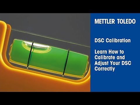 DSC Calibration and Adjustment