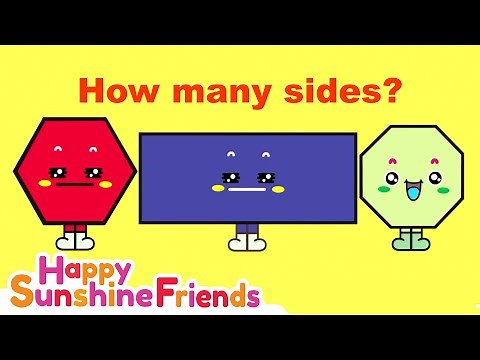 Shapes for kids | Find shapes and sides | Shapes learning for kids